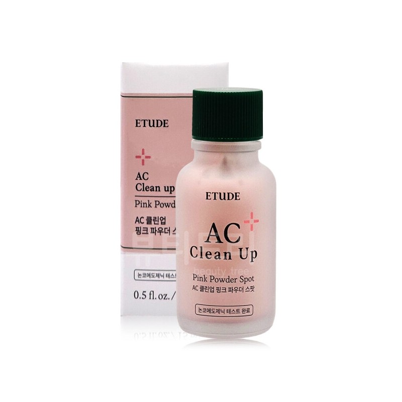 Etude AC Clean Up Pink Powder Spot 15ml / 에뛰드