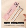 Albeaut Concealer Makeup Brushes 2 PCS Angled Brushes for Liquid,