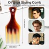 4 Pack Wide-Tooth Tortoiseshell Hair Combs – Afro Pick &