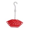 Hex Hummingbird Feeder Horizontal Hanging Bird Feeding Tray for Garden