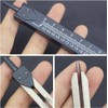 ECG Measuring Ruler, ECG Vernier Caliper, Stainless Steel, 0-2.4 Inch,