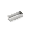 De Buyer 3943.12 Stainless Steel Rectangular Ring, Sharp Corners 12