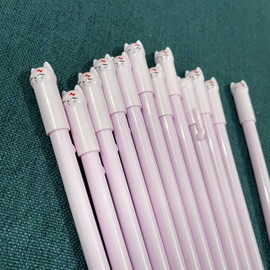 sencoo Girl Cute Pens Blue Ink Kawaii Pen Cute Cat Pen 0.5 mm Gel Pens Ball Point Pens for School Office Supplies (Blue)