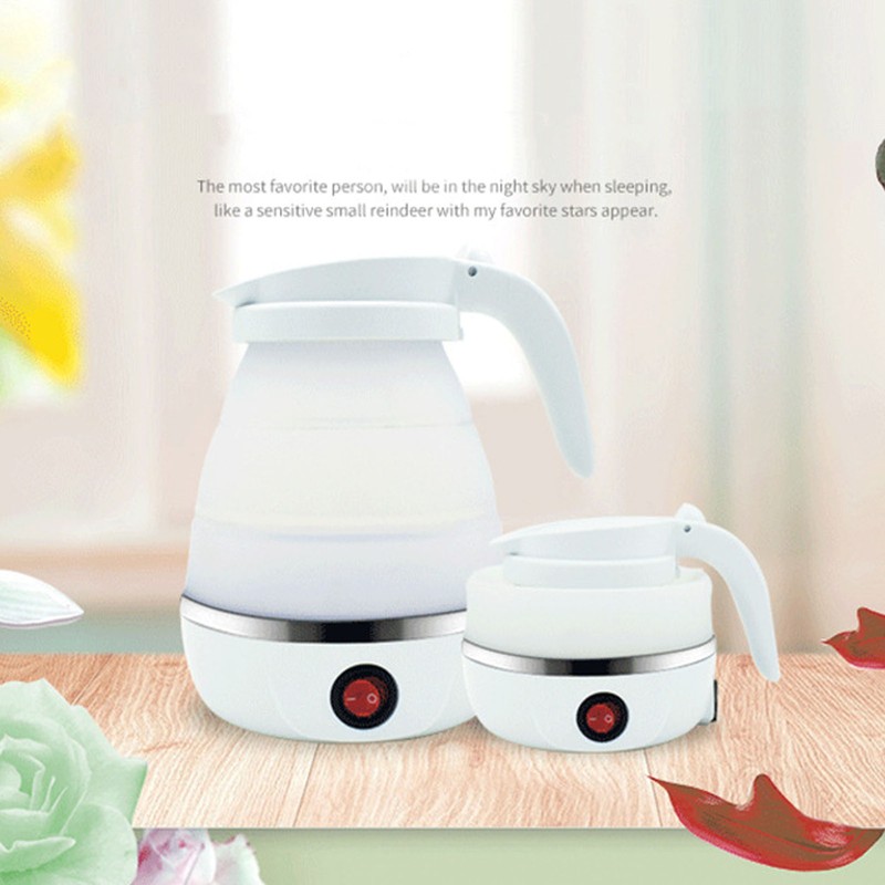 Portable Silicone Folding Travel Electric Kettle Collapsible Electric Kettle for