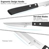 SANHUI Steak Knives, Steak Knife Set of 4, German Stainless