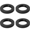 Knurled Microphone Stand Nut LUORNG 4PCS 5/8"-27 Dual Lock Nuts