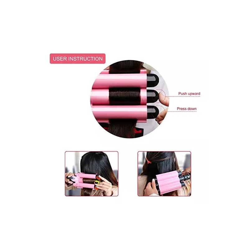 Modvica Varita Para Rizar El Cabello Modvica 3 Jumbo Barrel,