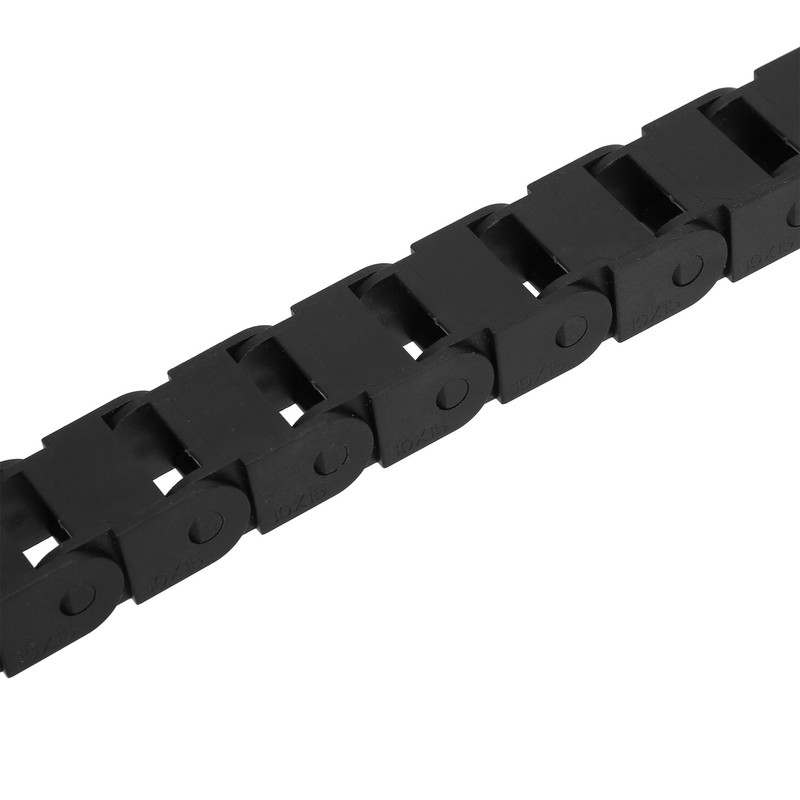 2Pcs Nylon Wire Energy Chain Drag Cable Flexible Towline Carrier