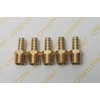 LTWFITTING Brass Barbed Fitting Coupler/Connector 3/8" Male BSPT x 3/8"(10mm)