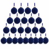 Velvet Christmas Balls Bulk Shatterproof Plastic Christmas Tree Decorations for