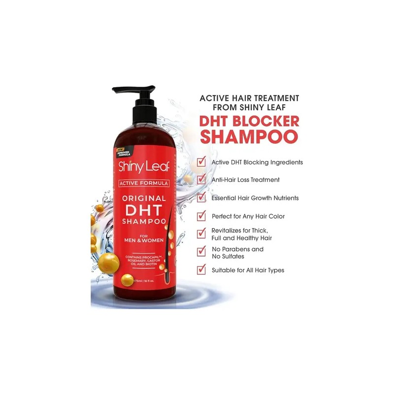 Dht Blocker Champú Anti-pérdida De Cabello Con Biotina