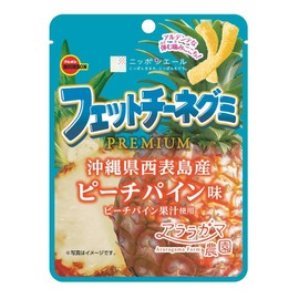 ブルボン フェットチーネグミPREMIUMピーチパイン味 50g×10個