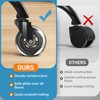 GTRACING Office Chair Wheels, 3" Heavy Duty Casters Replacement Desk