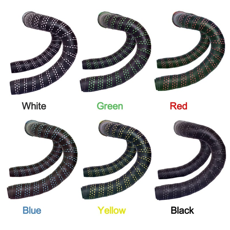 PLATTBK Bike Handlebar Tape 2 Rolls Breathable Non-Slip Road Bicycle