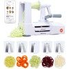 Mealthy 5-Blade Spiralizer | Vegetable Slicer with Durable Stainless Steel