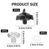 8 Pcs Motorcycle Helmet Visor Screws,Replacement Screw,Helmet Hardware Kit with