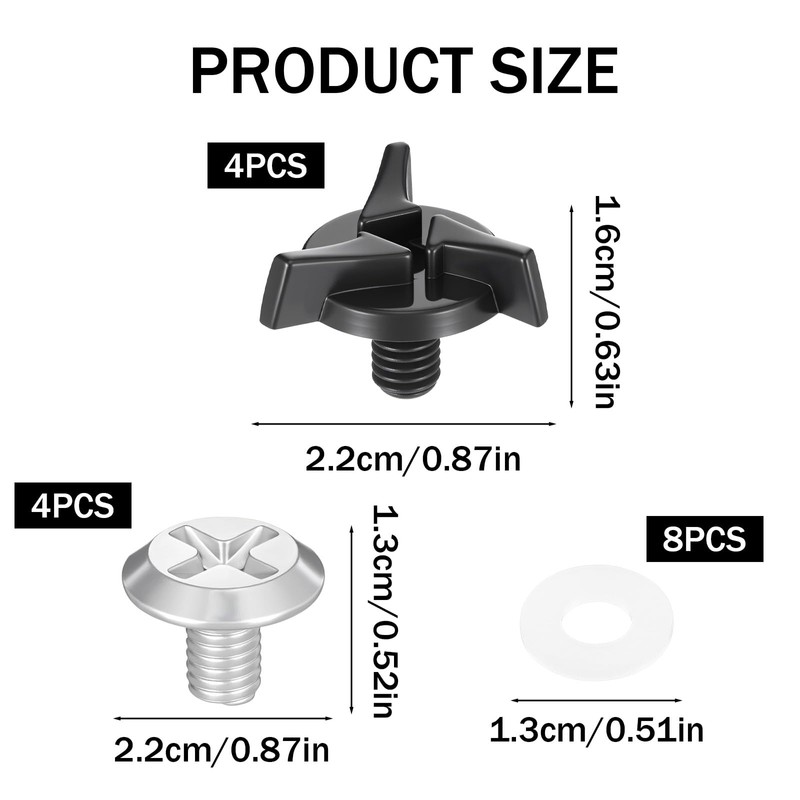 8 Pcs Motorcycle Helmet Visor Screws,Replacement Screw,Helmet Hardware Kit with