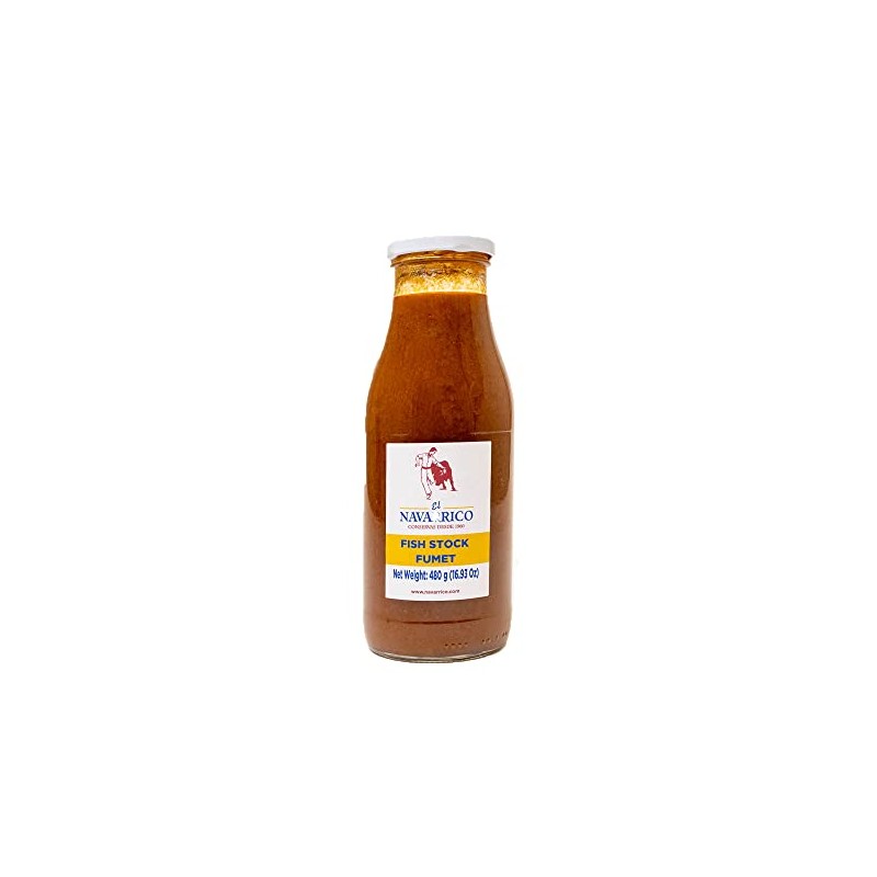El Navarrico. Seafood Broth for Paella. Fumet. 500ml (16.91oz)