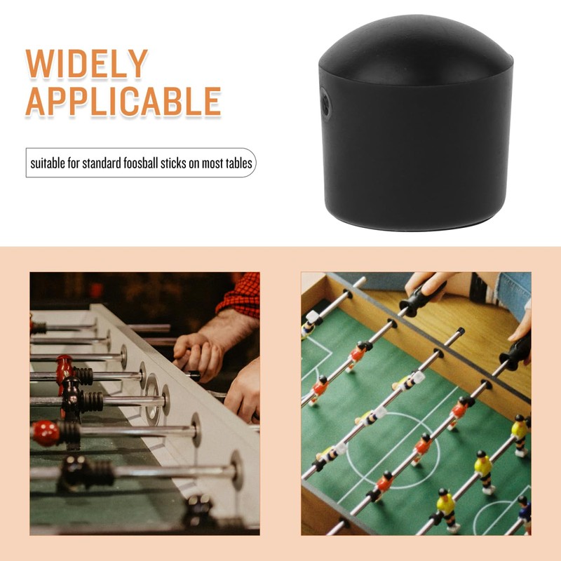 VICASKY 10pcs Foosball Rod Caps End for Standard Foosball Tables