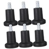SAFIGLE 6pcs Adjustable -in Chair Casters Non- Feet for Office