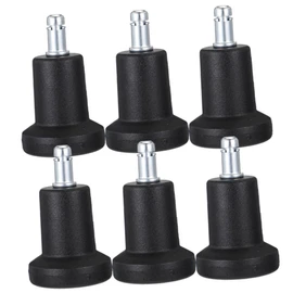 SAFIGLE 6pcs Adjustable -in Chair Casters Non- Feet for Office Chairs Furniture Easy Install Leveling Caster Feet for Home and School Use