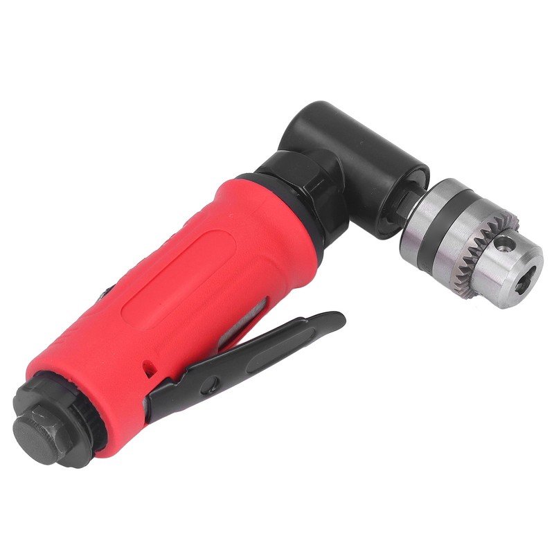Industrial Air Drill Mini 1/4in Zinc Alloy 90° Elbow Pneumatic