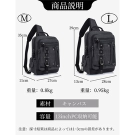 Basicpower Basic Power Body Bag One Shoulder Bag Men's Military Bag Crossbody Bag Big Canvas A4 13-Inch PC Large Capacity Shoulder Bag Body Bag Stylish Lightweight Travel Commute School Business