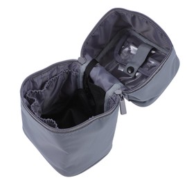 PACKOVE Portable Travel Toiletries Wash Bag with Double Zipper Lightweight Cosmetics Holder for Women Large Capacity Makeup Organizer for Vacation Business Trips Gym and Outdoor Use