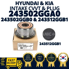 GENUINO OEM Hyundai Kia 243502GGA0 admisión CVVT CON ENJUFE 243502GGA0 = 243502GGB0