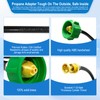 6FT Propane Hose Adapter for Weber Travelev Grill,1lb to 20lb