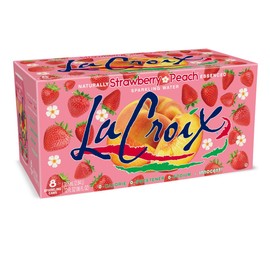 LaCroix Sparkling Water, Strawberry Peach, 12 Fl Oz (pack of 8)