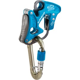Climbing Technology Alpine Carabiner Insurer Discensore Up Function, Blue
