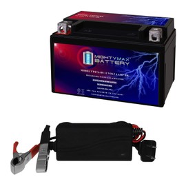 Mighty Max Battery YTX7A-BS Battery for Suzuki DR 125 AN (1995-1999) + 12V 1AMP CHARGER