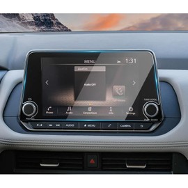 YEE PIN 2025 Rogue Screen Protector Glass 8" for 2021 2022 2023 2024 2025 Nissan Rogue (S, SV, Rock Creek) Infotainment Protector Touch-screen Cover Screen Saver for for 2025 Nissan Rogue Accessories