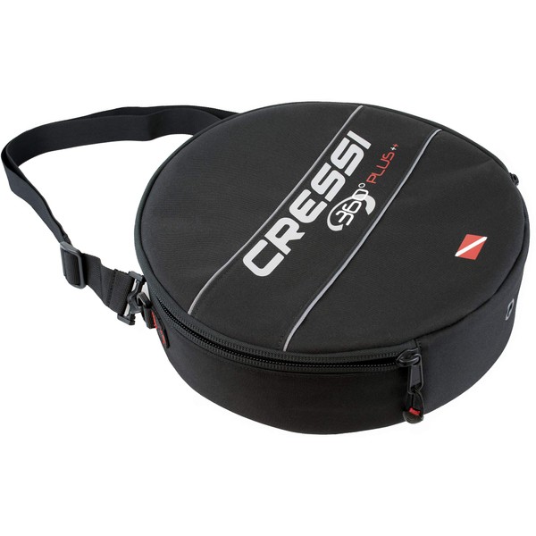 Cressi 360 Regulator Bag, Black/Red