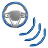 Carbon Fiber Steering Wheel Cover 3pcs Anti-Slip Car Steering Wheel