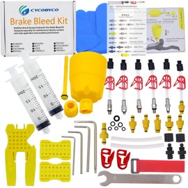 CYCOBYCO Hydraulic Disc Brake Bleed Kit, Universal Mineral Oil Bleeding Tool Set, Compatible with Shimano, SRAM, MAGURA, TEKTRO, Hayes, for MTB & Road Bikes
