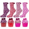 YSense Snug Gifts for Women Fluffy Socks Christmas Socks Cupcake