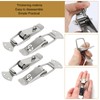 Spring Loaded Toggle Latch, 16PCS Latch with Lock Hole 56