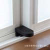 旭電機 Chemical Window Security Supplies Black approx. Width 3.8 X Depth