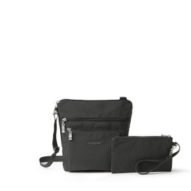 Baggallini - Bolsa cruzada, Adulto, unisex, Carbón, Talla única