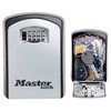 Master Lock(マスターロック) キーボックス 鍵収納 ダイヤル 暗証番号設定 屋外 壁掛け ダイヤルカバー付 本体幅106mm