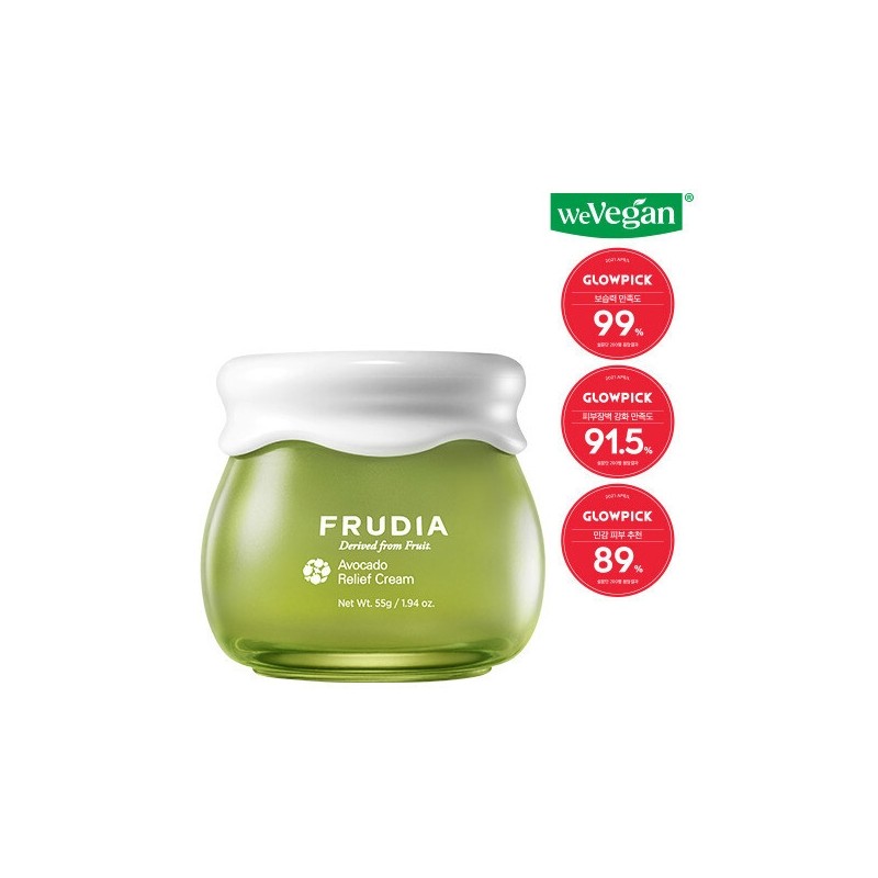 Frudia Avocado Relief Soothing Moisturizing Cream (+10g of Avocado Cream