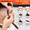 ASIPRO Straight Razor Men with 10 Shaving Blades (20 Single