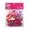 Valentine's Day Glitter Heart Stickers - Red, Pink, Purple -