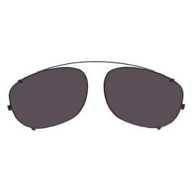 FLEXON Eyeglasses 600 CLIP-ON 033 Gunmetal 52MM