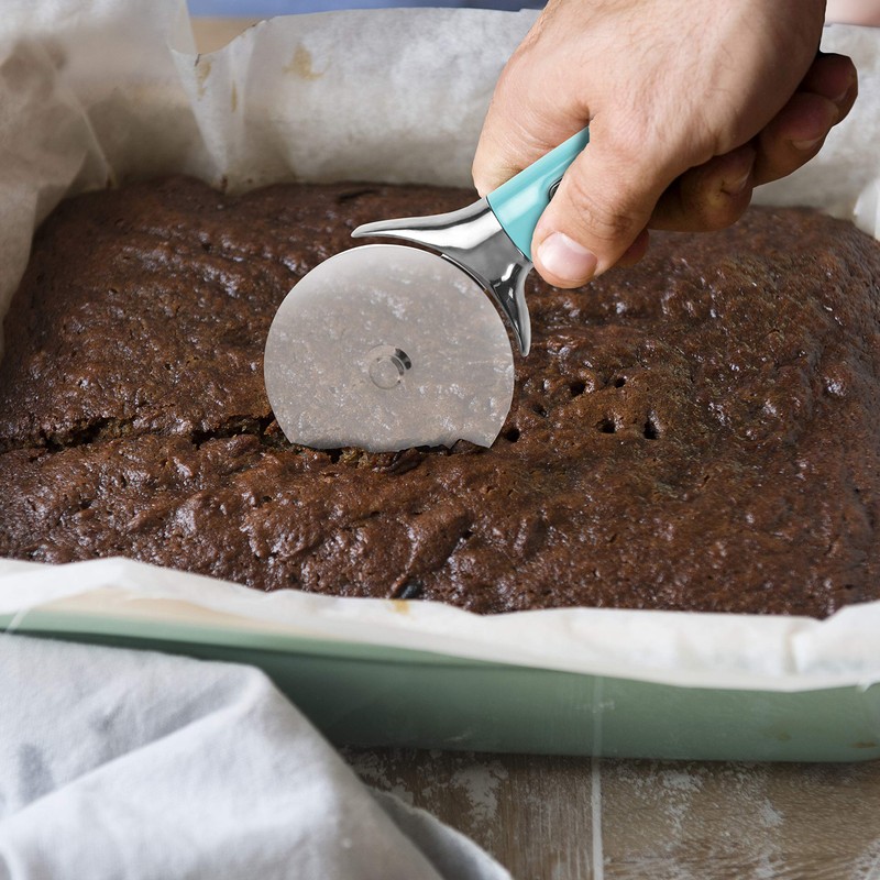 Farberware Pro Stainless Steel Pizza Cutter with Thick Blade to