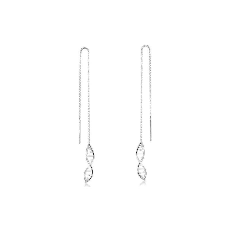 MATERIA by Matthias Wagner SO-27 Women's Earrings 925 Silver Spiral