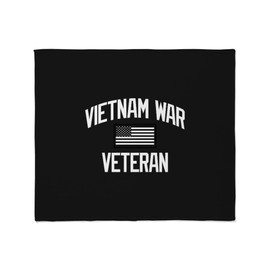 CafePress Vietnam War Veteran Throw Blanket Super Soft Fleece Plush Throw Blanket, 60"x50"