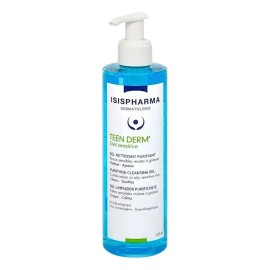 Isispharma Teen Derm Sensitive Gel Limpiador Piel Sensible Grasa Mixta 250ml